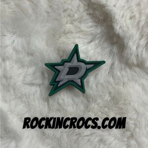 Dallas Stars Croc Charm